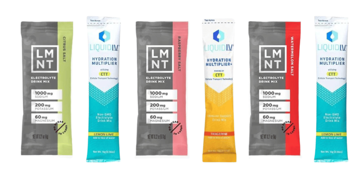 LMNT and Liquid IV Packets
