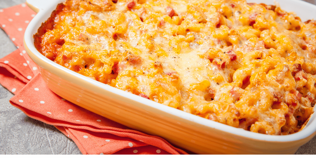 Macaroni with a butternut cheese sauce