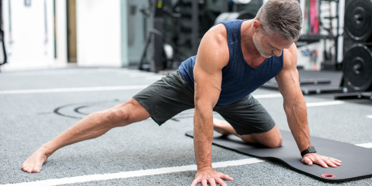 CEO, Todd Vande Hei, working out at Stark gym