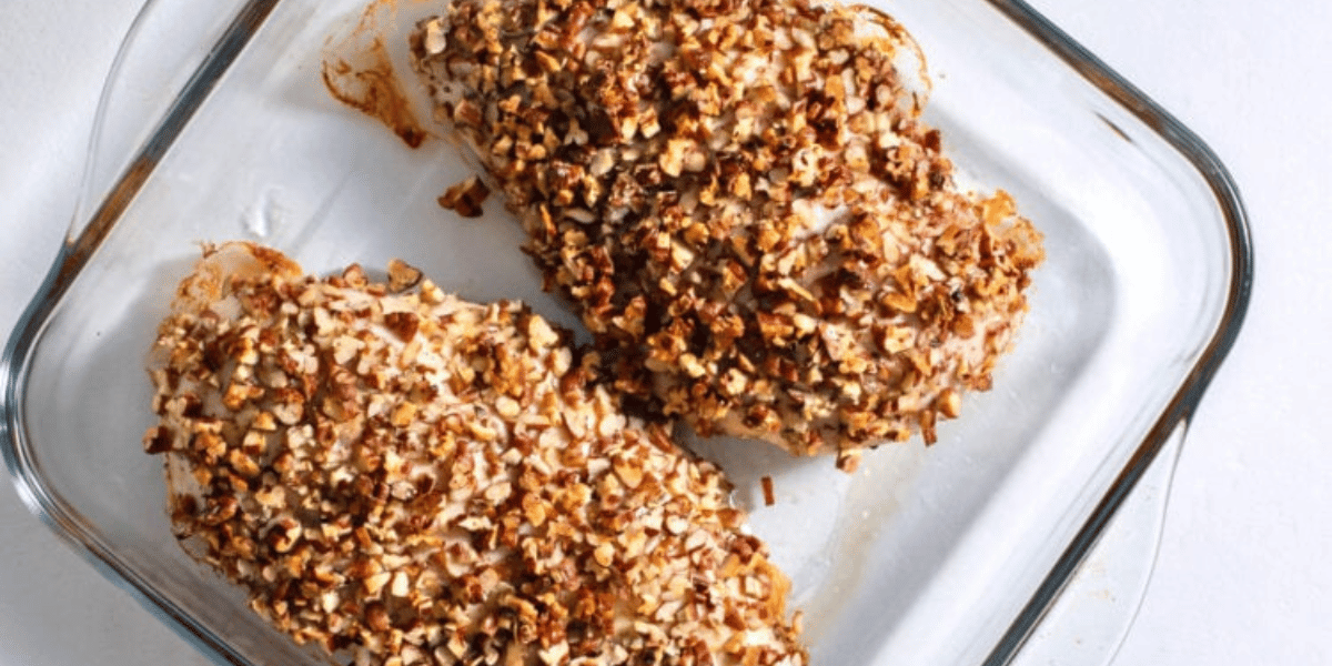 Dijon Pecan Crusted Chicken